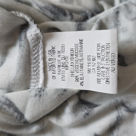 Helmut Lang Black & White Faux Wrap Skirt. Size Small - Picture 9 of 10